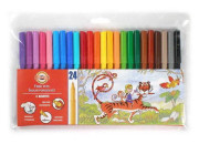Фломастеры  24цв Мультики  ПВХ 7710 Koh-I-Noor 771002BD04TERU