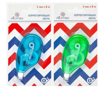 Коррект. лента 5х8 боковой аппликатор  прозр. корпус асс. 4062200 deVente
