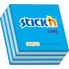 Блок клей. 51*51, 250л., розовый / малиновый ( неон+пастель), STICK'N, HOPAX.  -21338