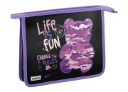 Папка д/тетр. 1 отд. А5, ArtSpace "Have Fun", пластик, на молнии ПТЛ-715_58197