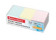 Блок клей. 38х51 100л 4цв.пастель 126689 Brauberg ЦЕНА ЗА ШТУКУ Блок клей. 38х51 100л 4цв.пастель 126689 Brauberg ЦЕНА ЗА ШТУКУ