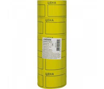 Этикетки лента 30х20 200шт Цена желт.5/300 2061511 deVente