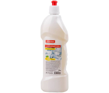 Чистящее средство OfficeClean Professional "Санитарный гель. Лимон", кислота, пуш-пул, 750мл 246206/