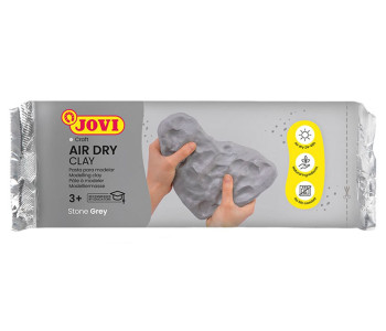 Паста для моделирования отвердевающая 500гр серая  85G    JOVI