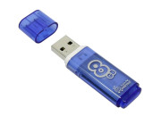 Флэш-диск Smart Buy "Glossy"   8GB, USB 2.0 Flash Drive, голубой SB8GBGS-B