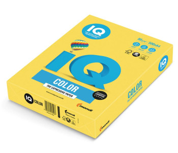 Бумага  "IQ Color intensive"  А4 500л 80г/м (канареечно-желтый)  CY39