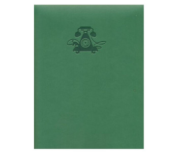 Книжка телеф. 80л 155x210 к/з Виннер зелен. 30446 Феникс