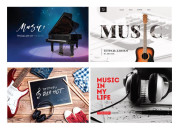 Тетрадь нотная 16л., А4, на скрепке ArtSpace (гориз.) ТдНг16_22234 Спейс