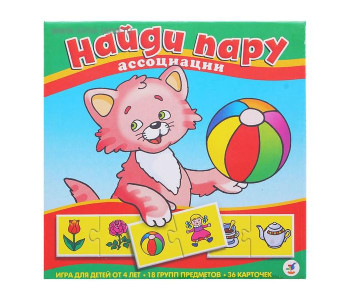 Игра-ходилка настольная ГЕОДОМ "Чебурашка", с карточками