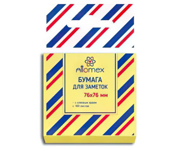 Блок клей. Attomex 76x76 100л желтый  2010004 deVente