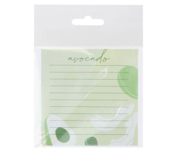 Блок бумажный MESHU 8,5*8,5см, 100л., "Avocado", на склейке MS_46560