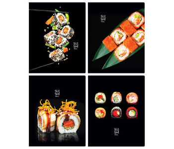 Тетрадь 40л А5 кл."Sushi roll" Т5ск48_вл 12711 BG