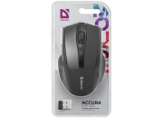 Мышь беспроводная Defender Accura MM-665, черный, 6btn+Roll 52665