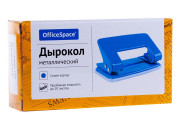Дырокол 10 листов мет. синий P201BU_1300 Спейс