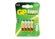 Батарейка GP Super Alkaline AAA (LR03)-U4  ЦЕНА ЗА ШТУКУ Китай