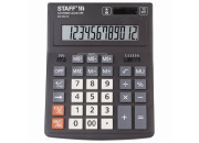 Калькулятор 12-разр. STAFF PLUS STF-333 200x154мм, черный, 250415