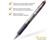 Ручка шарик. авт.  4 цвета Crown "Kinex Sl" 4цв., 0,7мм, грип C4R-400