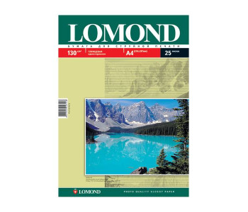 Бумага для фотопечати А4 25л 130г/м2 глянцевая 0102041 Lomond