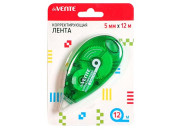 Коррект. лента 5мм*12м, фронтал. аппликатор, блистер  4062108 deVente