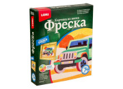 Фреска-картина из песка  "Сафари-джип" Кп-015