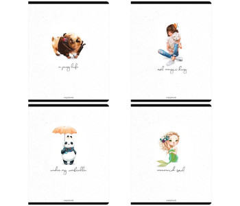 Тетрадь 48л А5 кл. "Cute & lovely", матовая лам., N5c48-26482 Greenwich Line