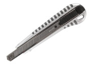 Нож канцелярский 9мм BRAUBERG "Metallic 236971