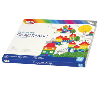 Пластилин  36цв 720гр Классический 281037 Гамма