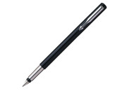 Ручка перьевая "Vector Standard Black", корпус черный/хром, подар.уп. S0282520 Parker