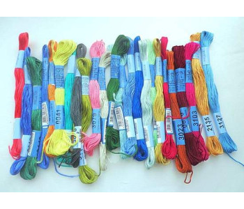 Нитки для вышивания "GAMMA"  мулине  ( 0820-3070 )  х/б, 8 м, №3040 болотный