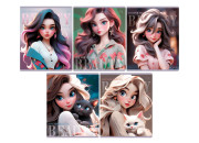 Тетрадь 40л А5 кл. "Beauty" Т5ск40 59345 BG Тетрадь 40л А5 кл. "Beauty" Т5ск40 59345 BG