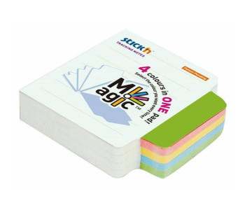 Блок клей. Закладки 70х70 100л Magic бел.с лин.с ярлыками 21559 Hopax  960925