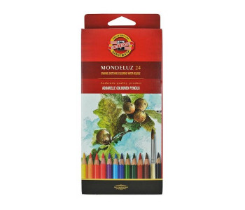 Карандаши цветн. 24шт аквар.MONDELUZ 3718/24 Koh-I-Noor
