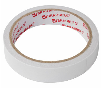 Скотч двуст. 19х10  на бум.основе 227268 Brauberg