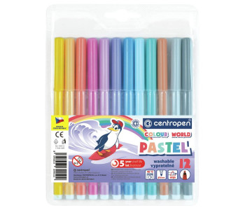 Фломастеры  12цв Colour World. Pastel   7 7550 1287 Centropen