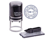 Печать самонаборный автоматическая OfficeSpace, Ø40мм, 2 круга BSt_40519