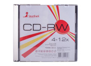 Диск CD-RW 700Mb Smart Track 4-12x Slim ST000196