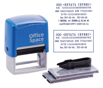 Штамп самонаборный OfficeSpace 7стр., рамка, 60*35мм BSt_40491