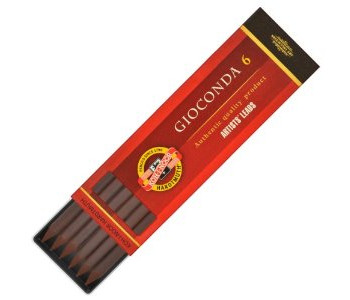 Сепия коричневая темная Gioconda,  ЦЕНА ЗА ШТУКУL=120мм., R=5,6мм, 4378 KOH-I-NOOR