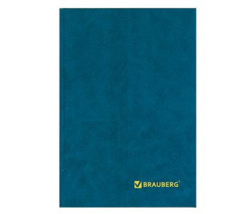 Книга учета 160л А4 кл. 200*290мм, BRAUBERG, бумвинил  130182