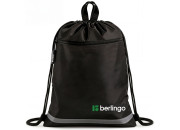 Мешок для обуви 1 отделение Berlingo "Basic black", 360*460 мм,  BR-MS-040603