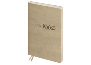 Ежедневник датир  2025г., А6, 176л., тв, кожзам, BG "Waltz. Beige metallic", цветной сре DdA6+_61175