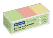 Блок клей. 38,1х50,8 100л 3цв.пастель 362434 OfficeSpace, ЦЕНА ЗА ШТУКУ