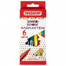Фломастеры  06цв Эники-Беники 151400 Пифагор