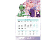 Календарь кварт .1 бл. на 1 гр. MESHU "Year of the Dragon", постер с вырубкой 2024г., MS_52471