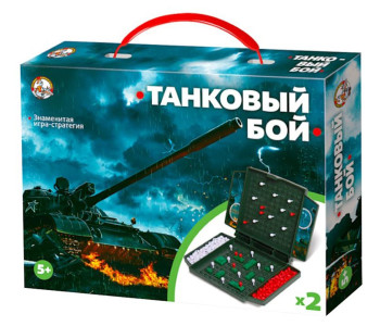 Игра настольная Десятое королевство "Танковый бой" (мини формат),  02154