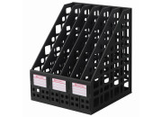 Лоток верт 6 секций черн BRAUBERG "MAXI Plus",  237015