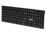 Клавиатура беспроводная Smartbuy ONE 238, мультимедийная, USB, черная SBK-238AG-K