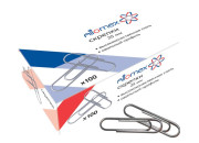 Скрепки канц. 28мм 100шт никел. 4135602 deVente 10/250