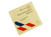 Блок клей. Attomex 76x76 100л желтый  2010303 deVente