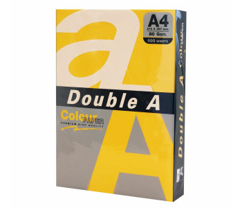 Бумага для ксер. А4 500л 80г/м DOUBLE A  интенсив, солнечно-желтый, 34867